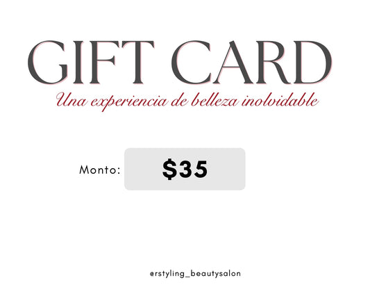 Gift Card RS Beauty Salon