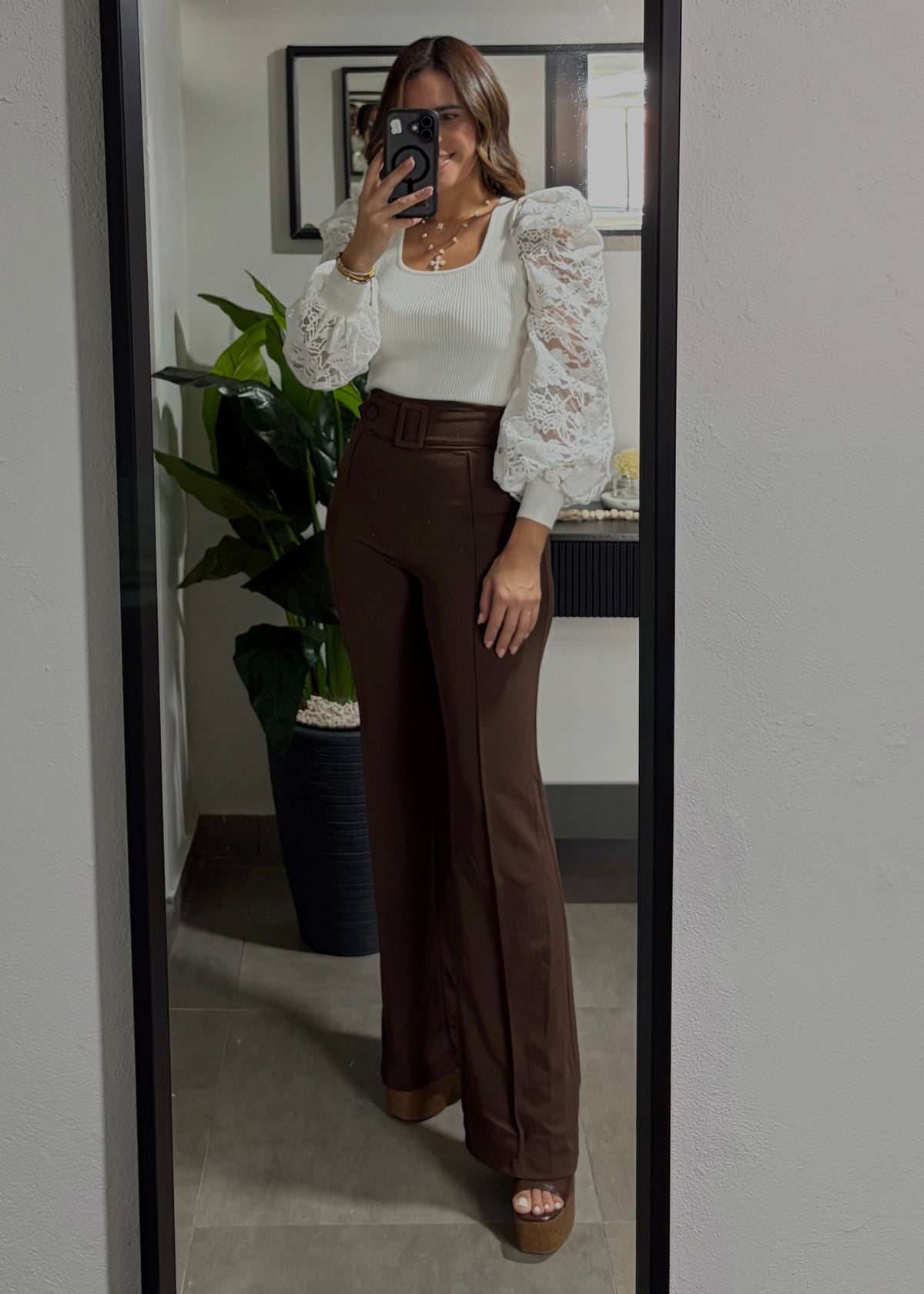 Brown Pants