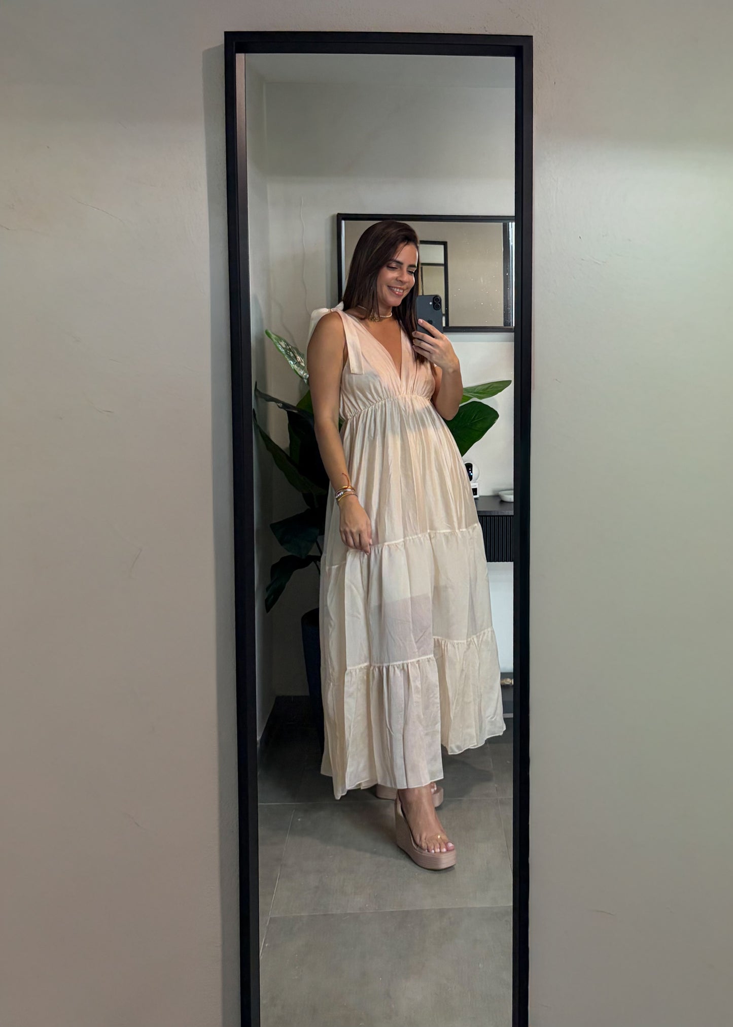 Romantic Empire Maxi Dress
