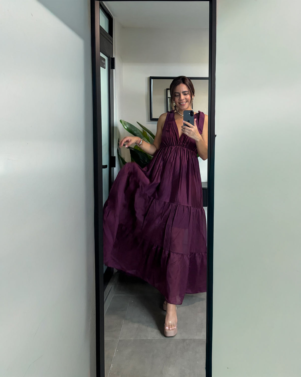 Romantic Empire Maxi Dress