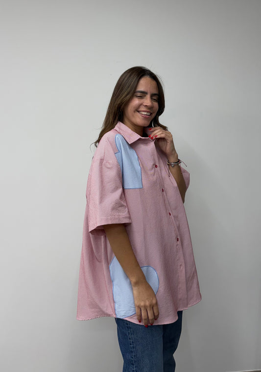 Oversized Button down Top