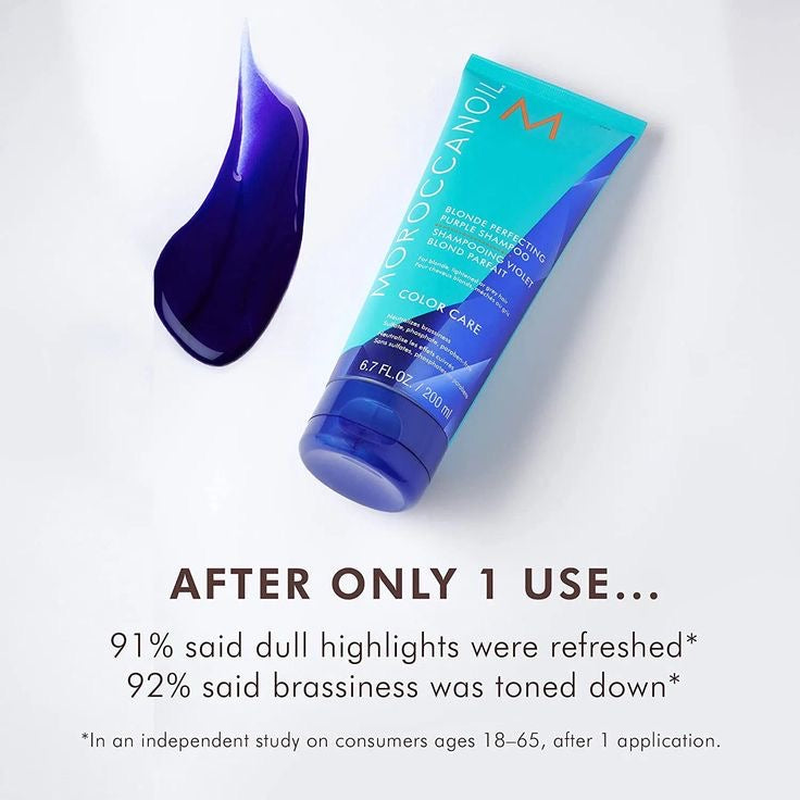 Moroccanoil Blonde Perfecting Purple Shampoo