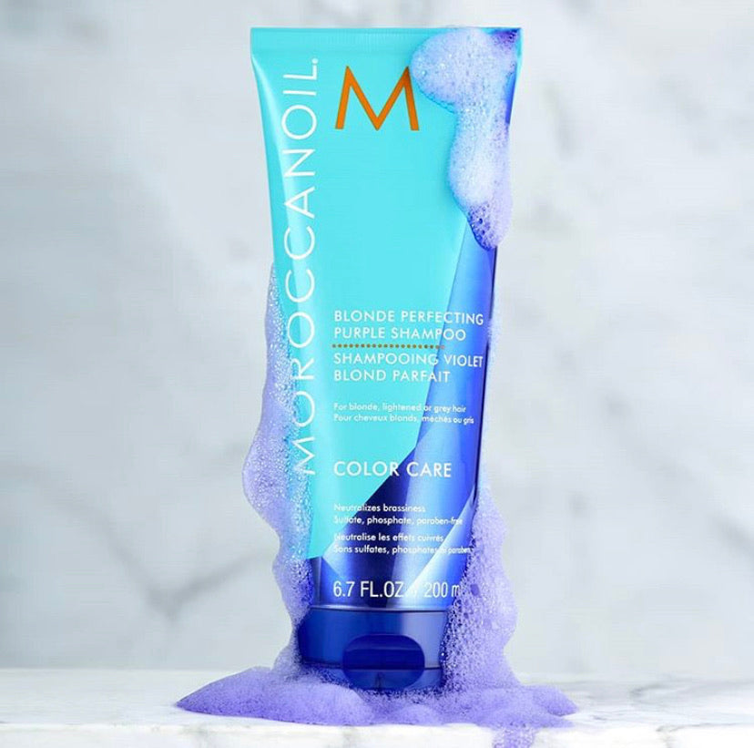 Moroccanoil Blonde Perfecting Purple Shampoo